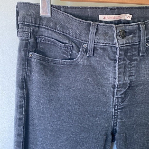 Levi's 311 black jeans Sz 27 - Picture 3 of 9